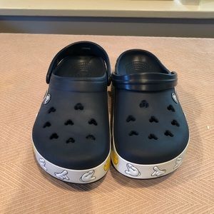 New Mickey Mouse Crocs , Navy, Sz 7